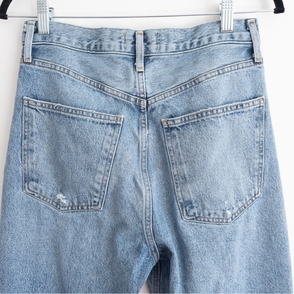 Agolde High Waist 90's Crop Jeans in Suspend - Picture 14 of 16